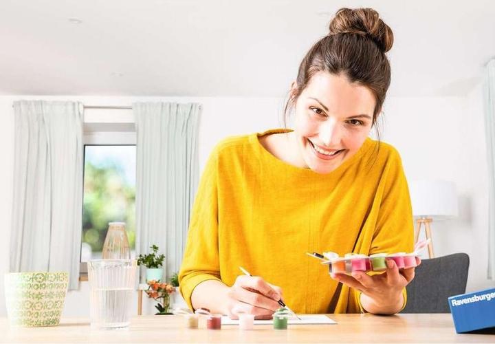 Actual product image Ravensburger Painting by numbers- Spring in Paris