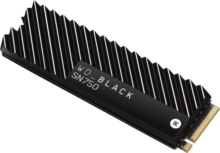 Actual product image WD Black SN750 Gaming - with heatsink (2000 GB, M.2 2280)