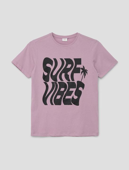 S.Oliver T-Shirt T-Shirt mit Frontprint (S)