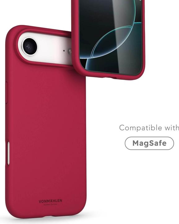 Produktbild Vonmählen Back Cover Soft Silicone iPhone 17 Air Dark Red (Apple iPhone 17)
