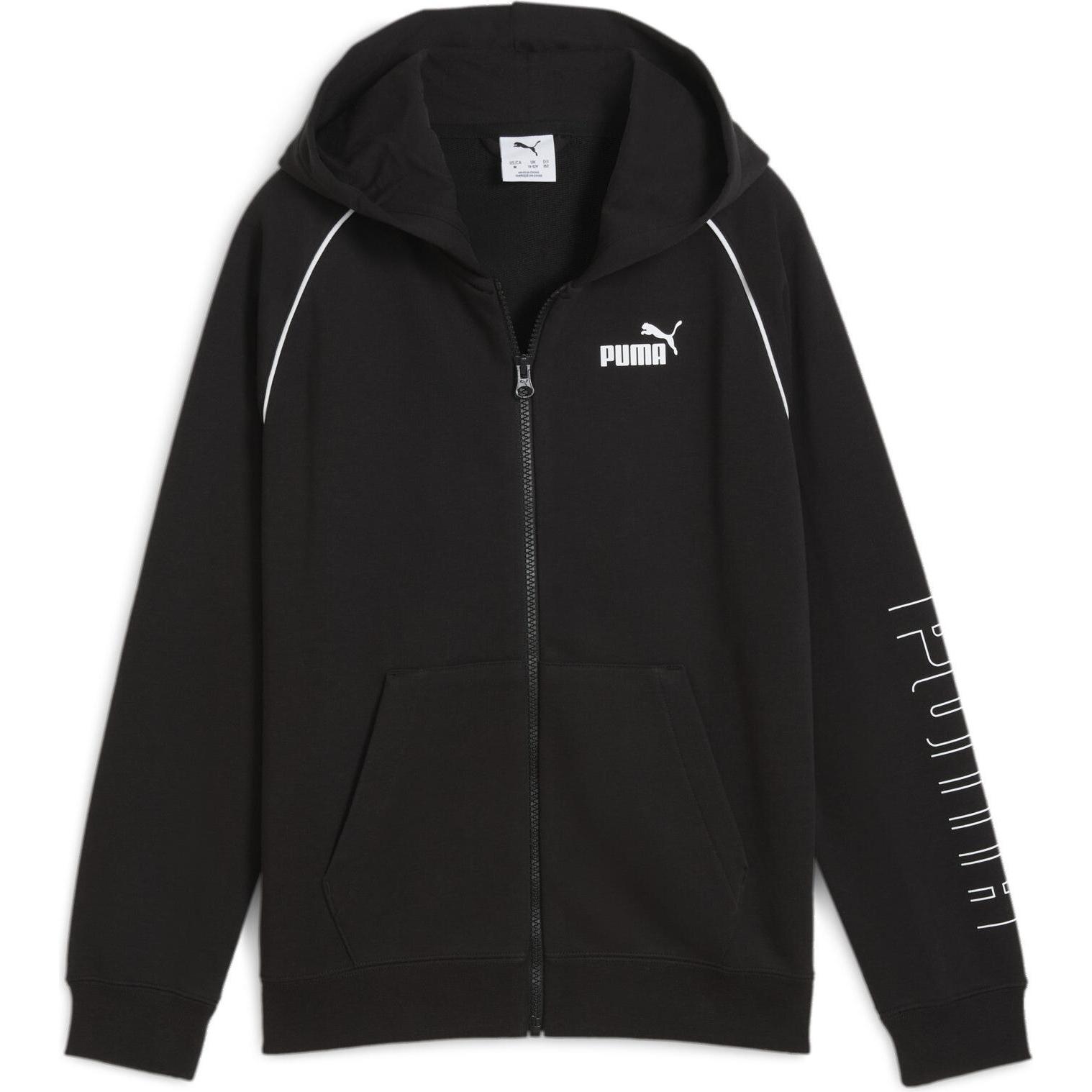Puma, Jungen, Pullover, SPORT Full-Zip Hoodie TR B, Braun, (152)
