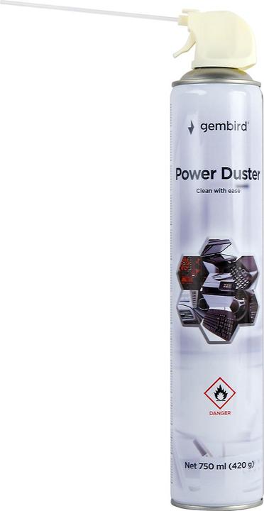 Produktbild Gembird COMPRESSED AIR DUSTER 750ML/CK-CAD-FL750-01