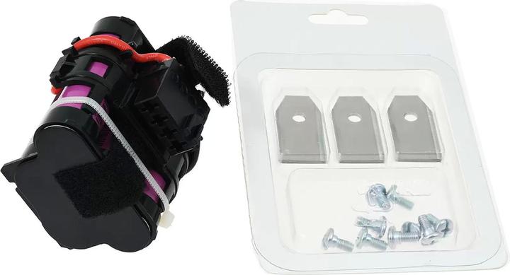 Image du produit AccuCell Standardakku für Mähroboter Gardena R40Li/R45Li / R70Li inkl. 9x Ersatz-Messer (18 V)