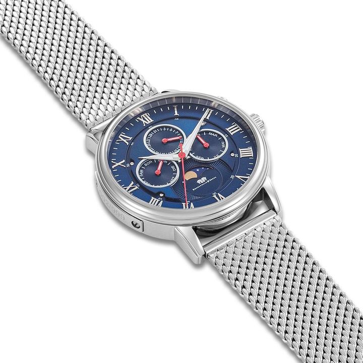 Image du produit Multifonctions Moontime II Acier inoxydable Argent - 34104 (Montre analogique, 40 mm)