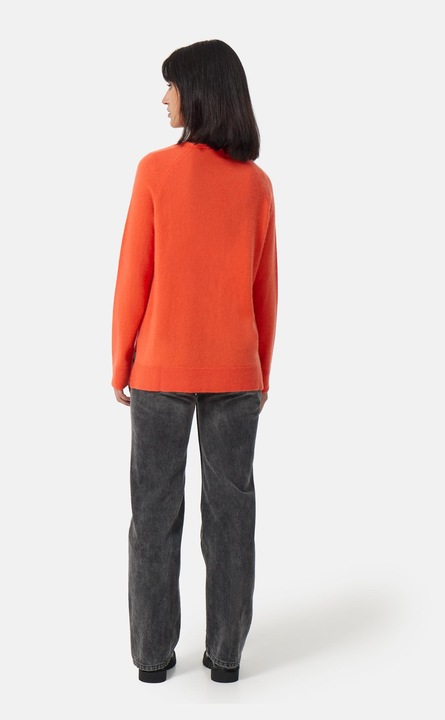 Produktbild Cash-Mere Kaschmir Rundhals Pullover mit Seitenschlitzen (S)