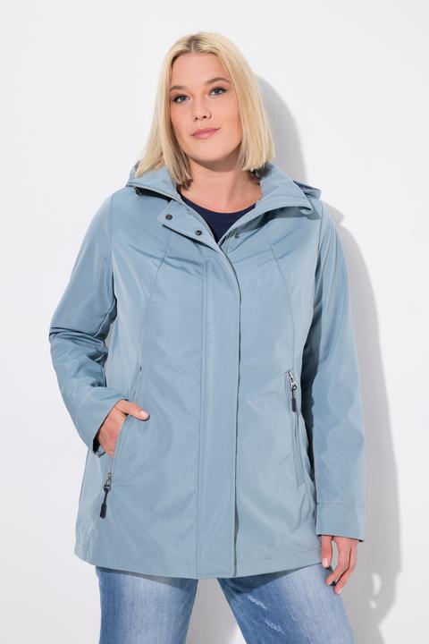 Produktbild Ulla Popken HYPRAR Funktionsjacke, wasserabweisend, Kapuze (46, 48)