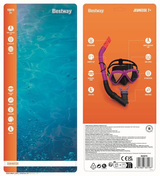 Productafbeelding Bestway Snorkelset Dominator 2 assorti