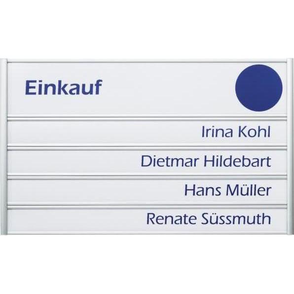 Thumbnail - Ultradex, Informationsschild, Türschild Serie silver BxH 180x108mm Aluminium eloxiert