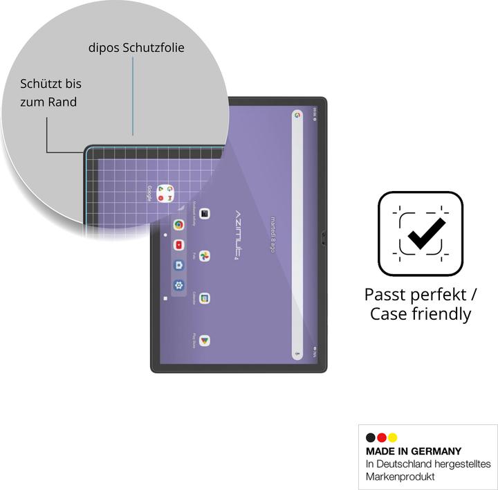 Actual product image Dipos Anti-Shock Screen Protector Clear (Mediacom SmartPad Azimut 4)
