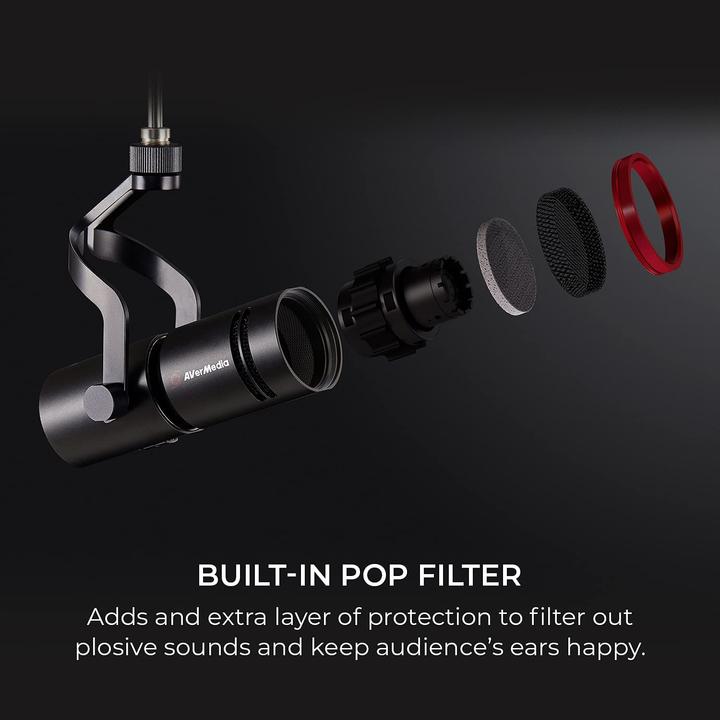 Image du produit AVerMedia Microphone, Live Streamer Mic, XLR AM330