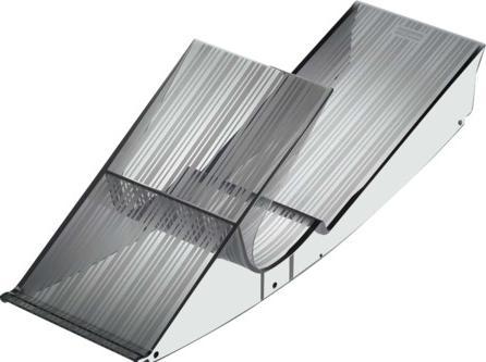 Actual product image Servetto Shoe rack module Papillon smoke anthracite