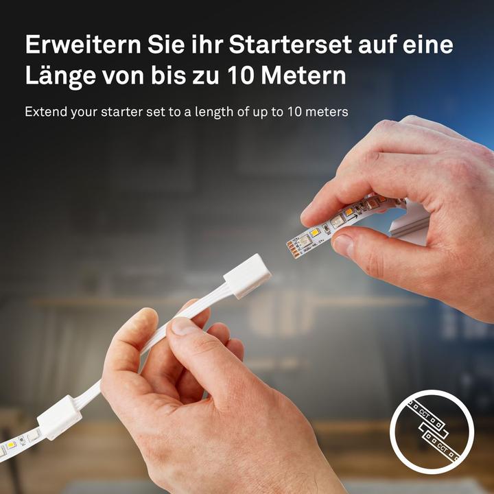 Immagine prodotto Briloner BL7000 Starter Set Smart CCT LED Stripe, 224xLED, 2m (Bianco freddo, 12 cm, Interno)