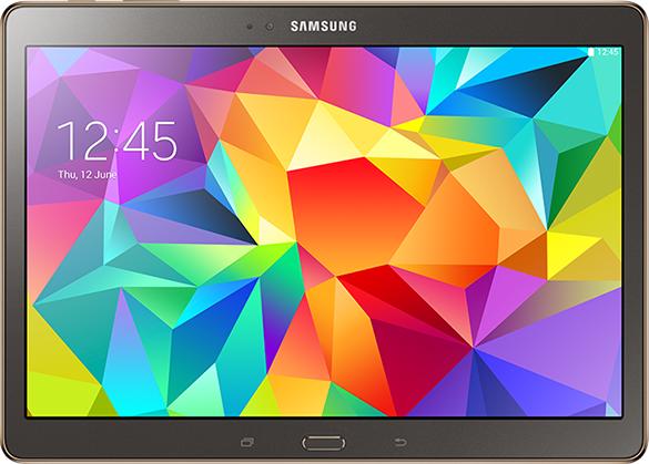 Produktbild Samsung T800 Galaxy Tab S 10.5 (4G, 10.50", 16 GB, Schwarz, Holzkohle, Grau)