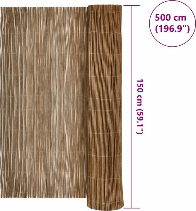 Produktbild vidaXL Bambuszaun