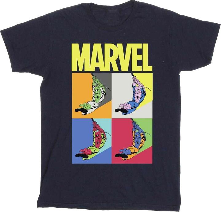 Actual product image Mens Spider-Man Pop Art T-Shirt (XXL)