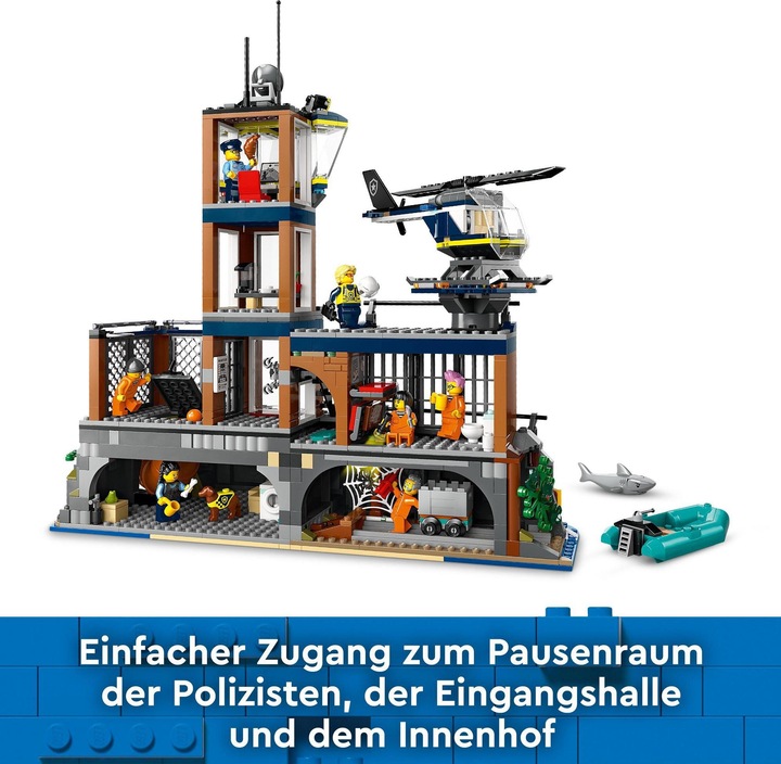 Produktbild LEGO Polizeistation auf der Gefängnisinsel (60419, LEGO City)