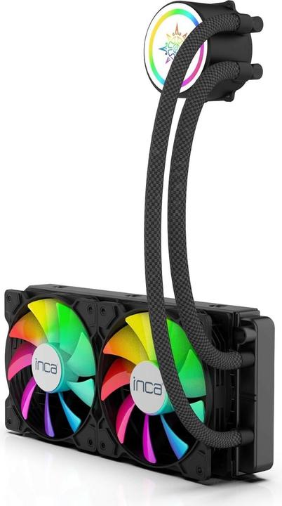 Actual product image Inca ISS-02XN CPU LIQUID cooler PWM fan