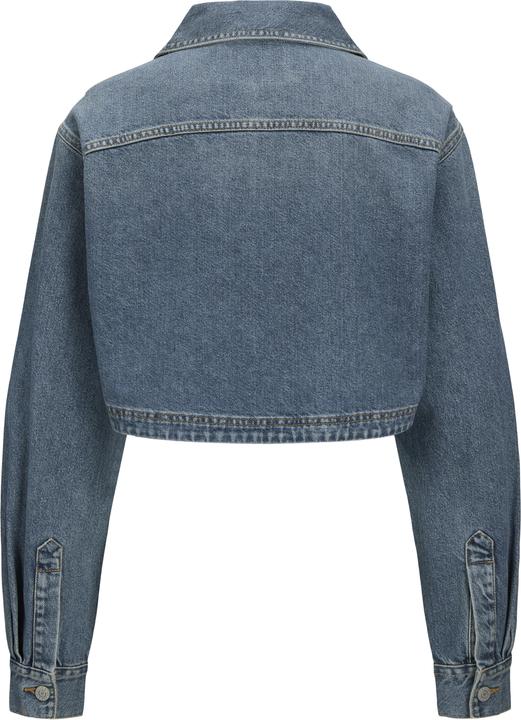Immagine prodotto JJXX Normal geschnitten Hemdkragen Tief angesetzte Schulter Jeanshemd Jeanshemd (S)