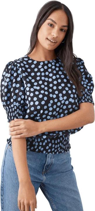 Actual product image Dorothy Perkins Dotted blouse with gathered hem (44)
