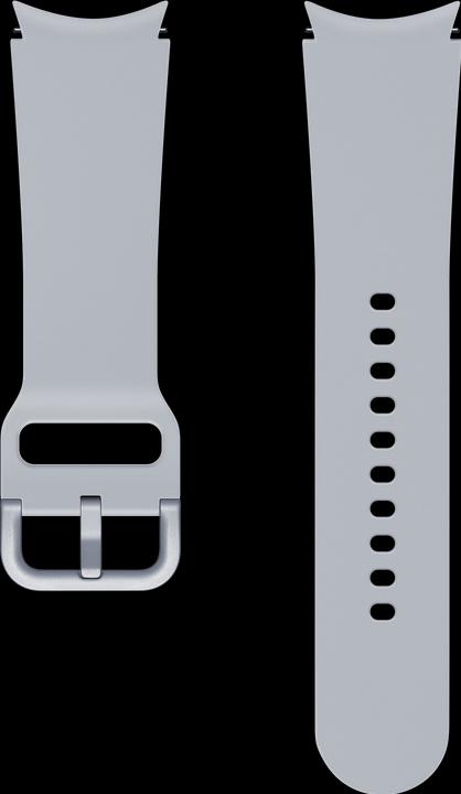 Actual product image Samsung Sport band 20mm S/M silver (20 mm, Fluoroelastomer, Galaxy Watch, Galaxy Watch 4)