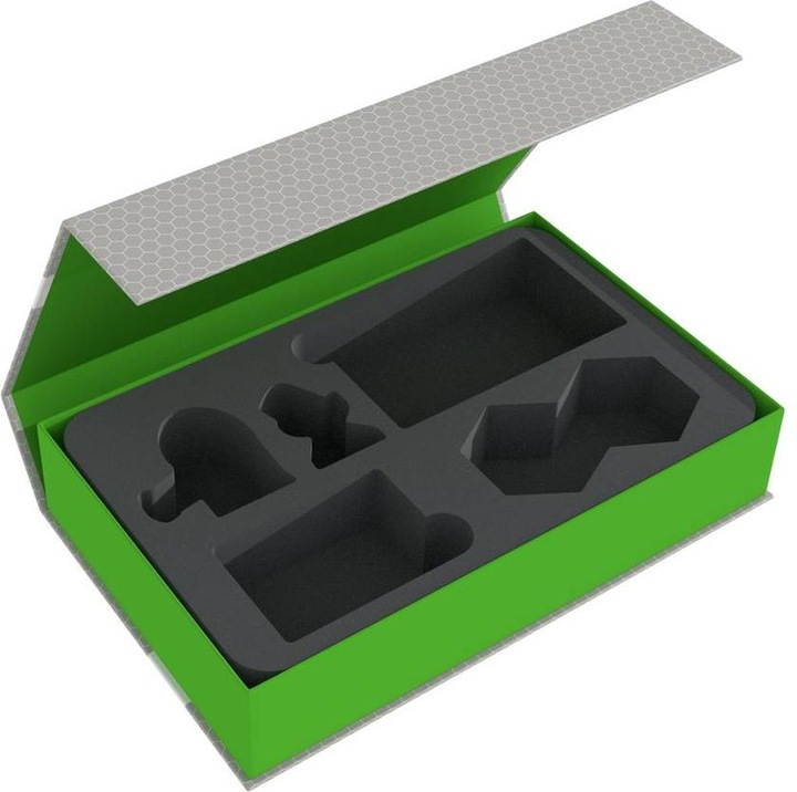Actual product image Feldherr HSMB055P40 - Magnetic box green for Blackstone Fortress: Traitor Command (Plastic)