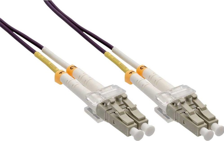 Image du produit InLine Câble à fibre optique duplex LC/LC 50/125um OM4 50m (CAT7, 50 m)