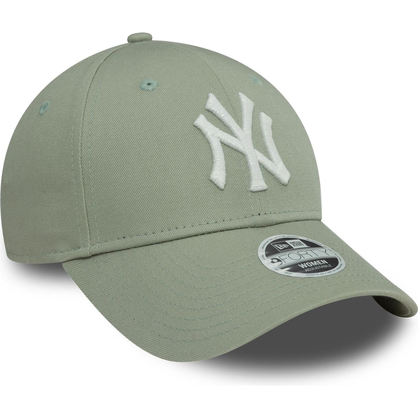 New Era, Damen, Cap, 9Forty Damen Cap - METALLIC New York Yankees green, Grün