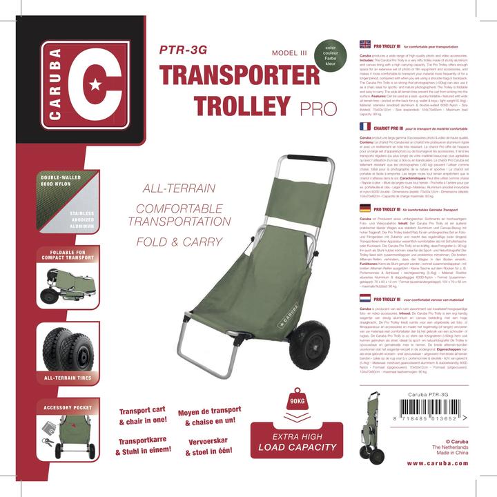 Produktbild Caruba Pro Trolley III GrÃ¼n (Kamera Schultertasche)