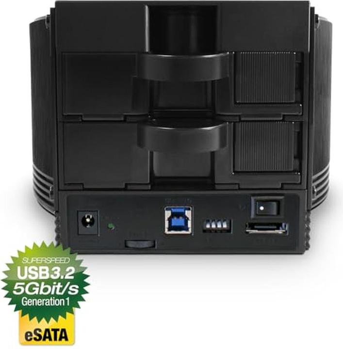 Actual product image Fantec SQ-X2RU3e black (3.5")