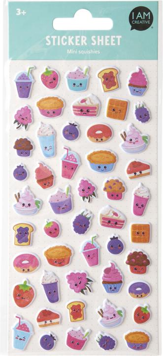 Immagine prodotto I Am Creative Mini-Sticker Puffy Smoothie, 9 x 21 cm (1 Adesivo)