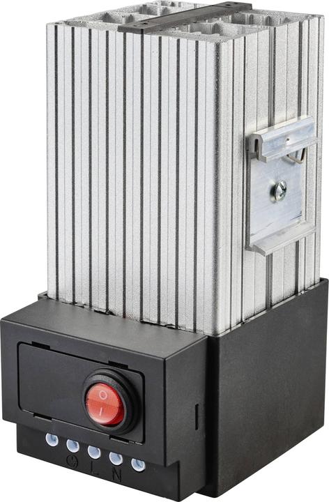 Actual product image Tru Components TC-NTL522-S-250W Enclosure heater 230 V/AC (max) 250W (L x W x H) 182 x 85 x 118