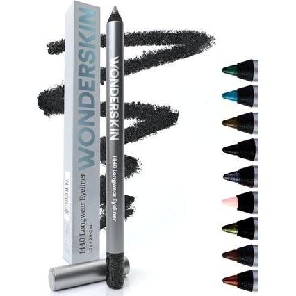 Thumbnail - Wonderskin, Eyeliner + Kajal, 1440 Longwear Eyeliner Black Truffle 1,2 ml (Black Truffle)