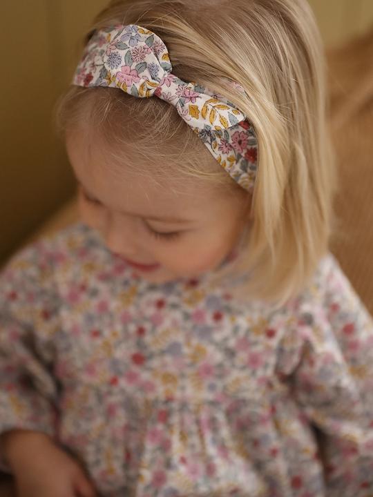 Actual product image Vertbaudet Mädchen Baby-Set mit Blumen: Kleid & Haarband (62)