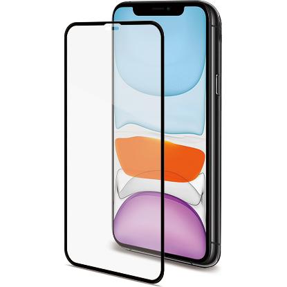 Celly Nero Vetro Pieno (1 Pz., Apple Iphone 11), Pellicola Protettiva Smartphone,