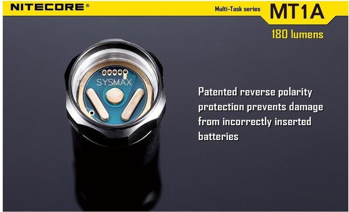 Produktbild Nitecore Mt1a (10.50 cm, 180 lm)