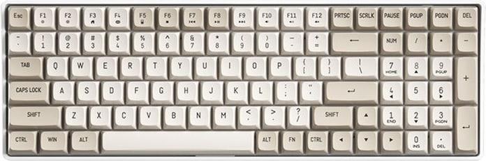 Produktbild Aigo A100 Wireless Mechanical Keyboard (black) (Eng. Int., Kabellos)