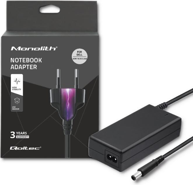 Produktbild Qoltec 51506.45W - Notebook - Indoor - 100-240 V - 50/60 Hz - 45 W - 19 V (45 W)