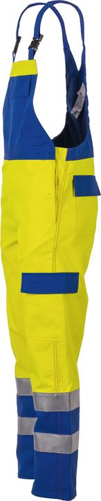 Produktbild Planam unisex Warnschutz-Latzhose MAJOR PROTECT warngelb, kornblau Grösse 64 (64, 64)