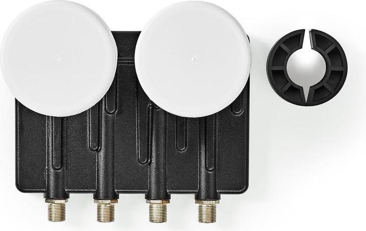 Produktbild Nedis LNB Quad Monoblock 6,0 ° Ausgangsanschluss: 4X F-Connector Rauschmass Bereich: 0.85 dB Konvers (Quad LNB)
