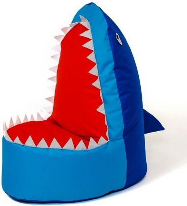 Go Gift Sako Sitzsack Shark navy blau XXL 100 x 60 cm