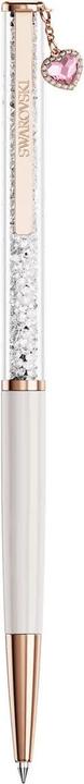 Actual product image Swarovski Crystalline Kugelschreiber Herz Rosa Rosa lackiert Roségold Legierungsschicht (Pink gold, pink/pink, Silver)