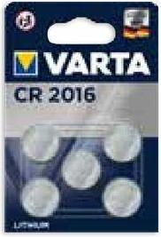 Produktbild Varta Electronics (5 Stk., CR2016, 87 mAh)