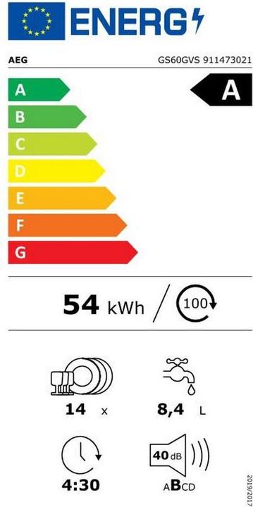 Energy Label AEG GS60GVS