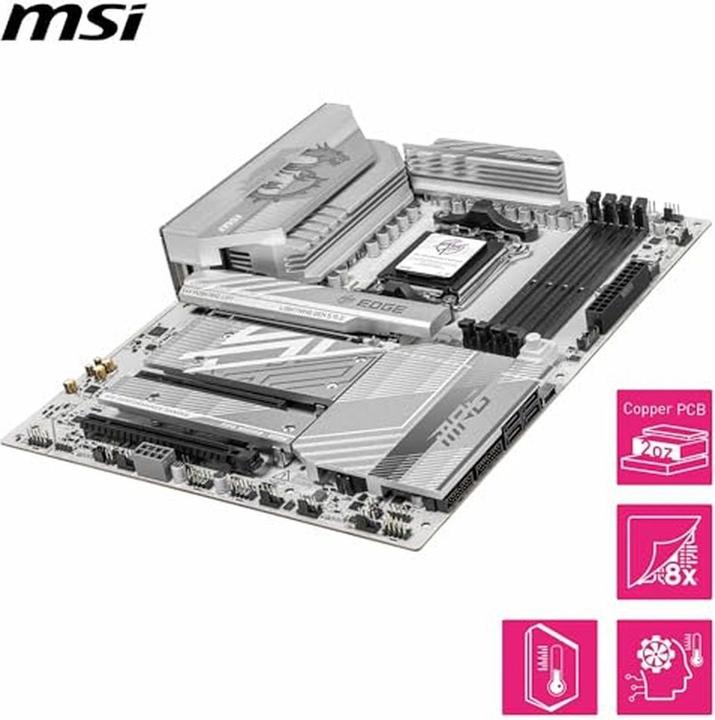 Productafbeelding MSI MPG B850 EDGE TI WIFI (AM5, AMD B850, ATX)