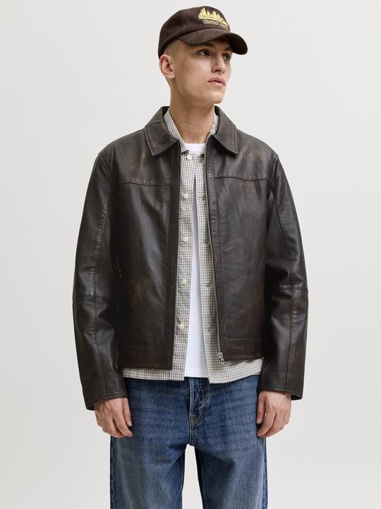 Produktbild Jack & Jones Lederjacke Lederjacke (XL)