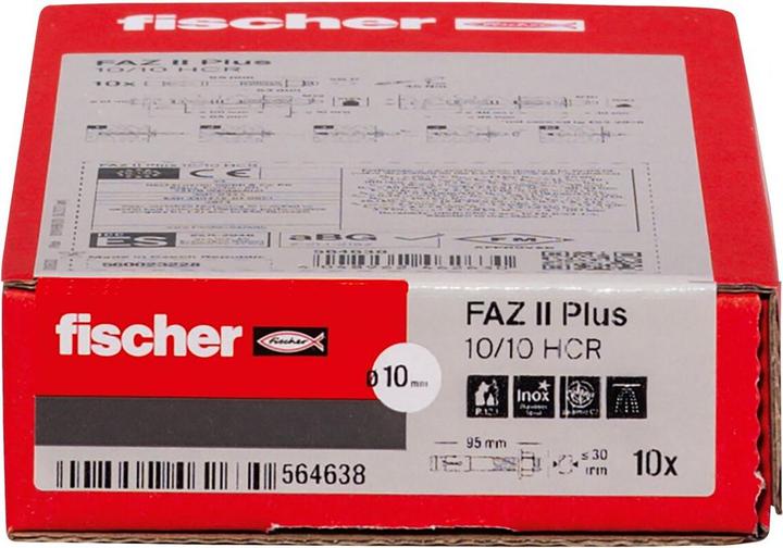 Produktbild Fischer Bolzenanker FAZ II Plus 10/10 HCR (10 Stk.)