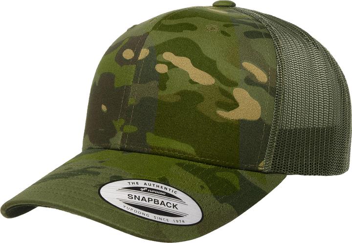 Produktbild Flexfit Multicam Retro Trucker Kappe (One Size)