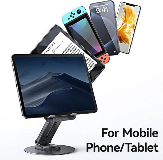 Image du produit Usams Desk stand for phone/tablet 4.7-12 inches black ZJ80ZJ01 (US-ZJ080)