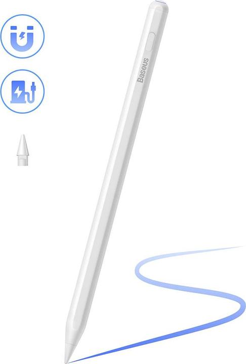 Image du produit Baseus Stylo actif à double recharge Smooth Writing 2 Series - Blanc