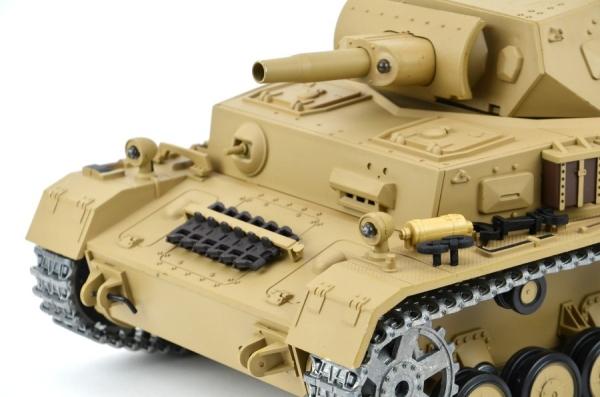 Produktbild Es-toys RC Panzer "Kampfwagen IV Ausf.F-1" Heng Long 1:16 Grau Mit R&S + Metallgetriebe + Metallketten.. (RTR Ready-to-Run)